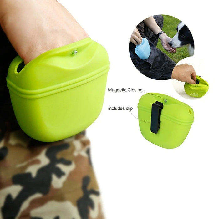 Portable Dog Training Treat Snack Waist Bag