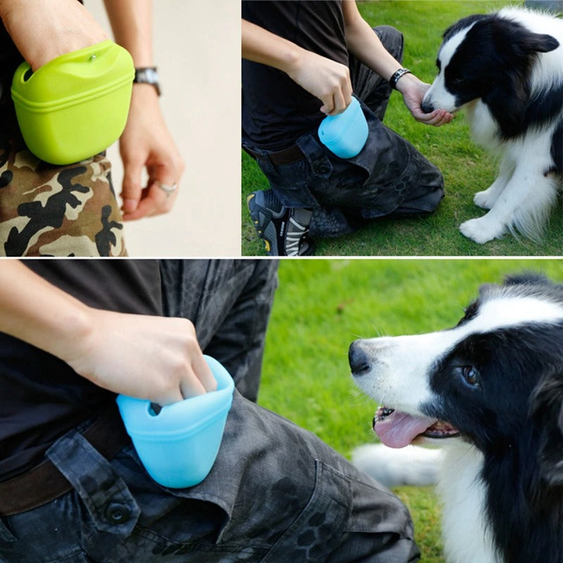 Portable Dog Training Treat Snack Waist Bag